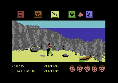 Dragon Skulle screenshot 4 for Commodore 64